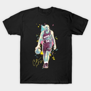 Charles Barkley The Chuck Basketball Legend Signature Vintage Retro 80s 90s Bootleg Rap Style T-Shirt